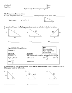 Solving Right Triangles Worksheet Rpdp Answer Key