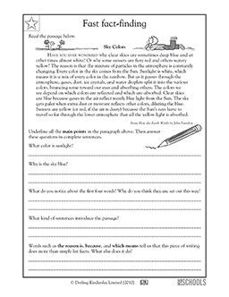 5th Grade Reading Worksheets
