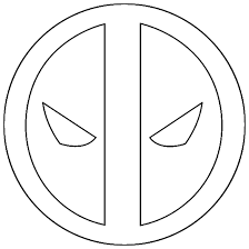 Deadpool Coloring Pages Logo