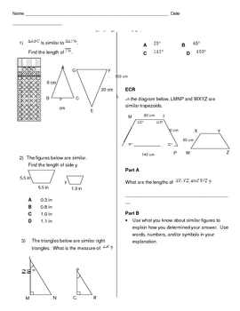 9th Grade Similar Polygons Worksheet