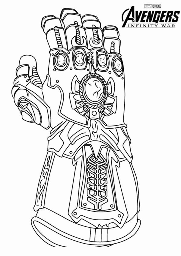 Infinity Gauntlet Thanos Coloring Pages