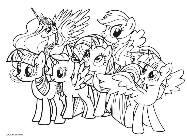 Pony Coloring Pages Printable