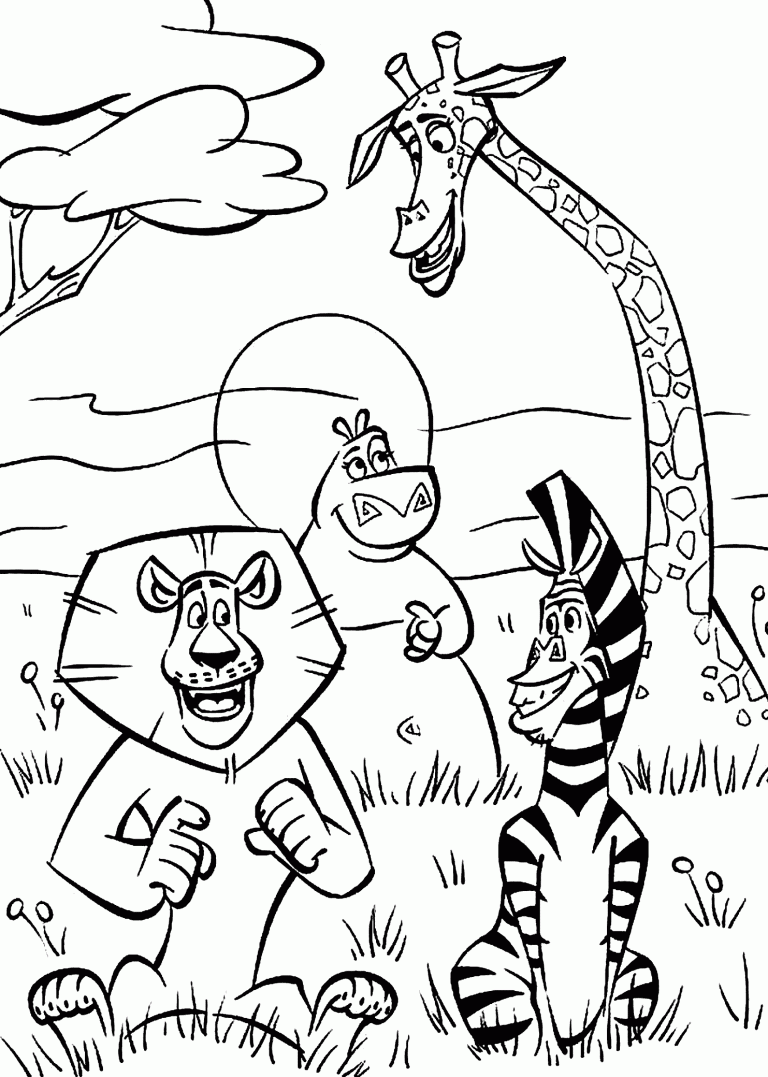 Madagascar Coloring Pages
