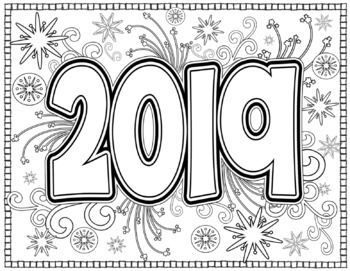 2019 Coloring Pages