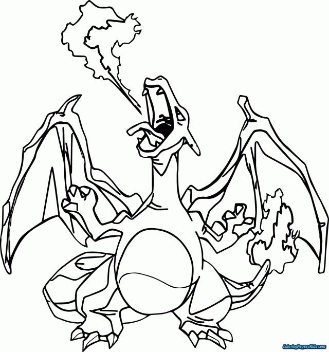 Charmander Coloring Pages Pokemon
