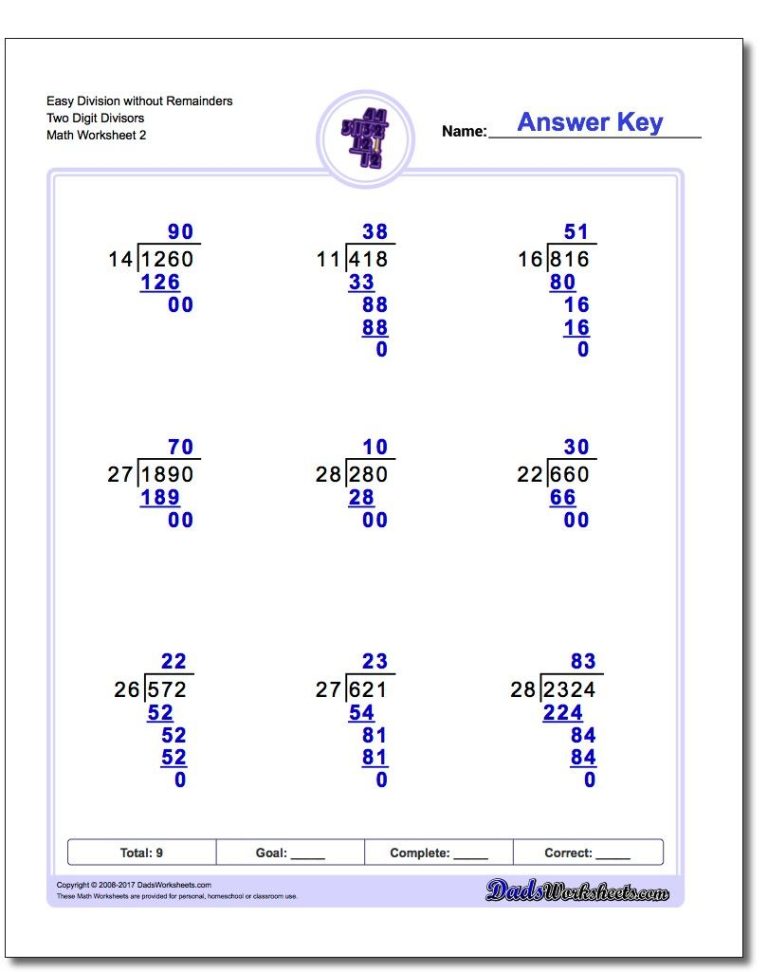 Division With Remainders Worksheet Year 5