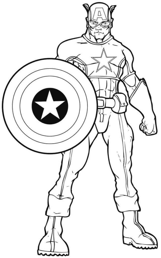 Captain Marvel Coloring Pages Pdf