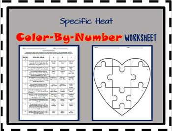 Specific Heat Worksheet