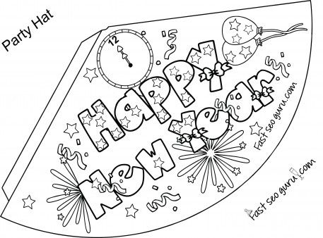 New Years Coloring Pages 2021