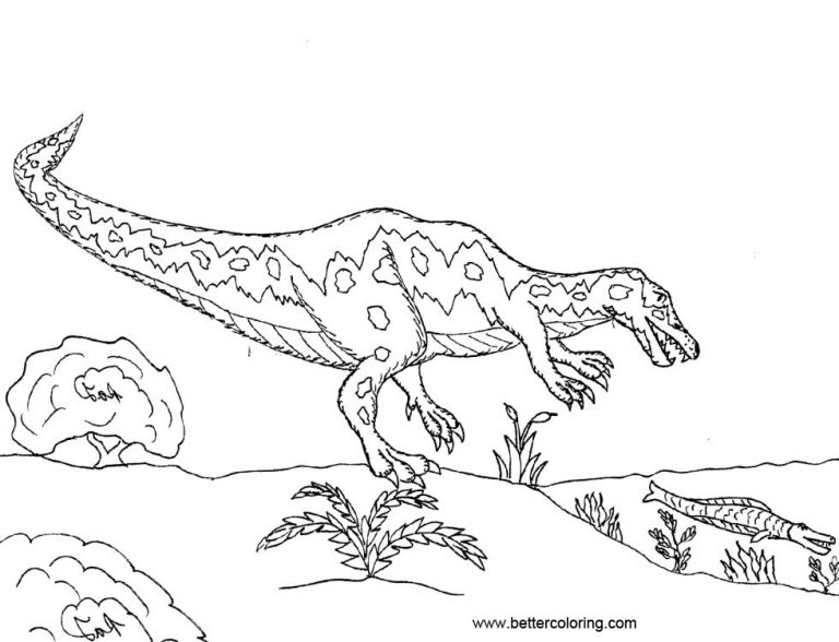 Jurassic World Coloring Pages Baryonyx