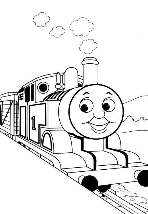 Thomas And Friends Coloring Pages Toby