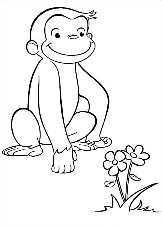 Curious George Coloring Pages Pdf