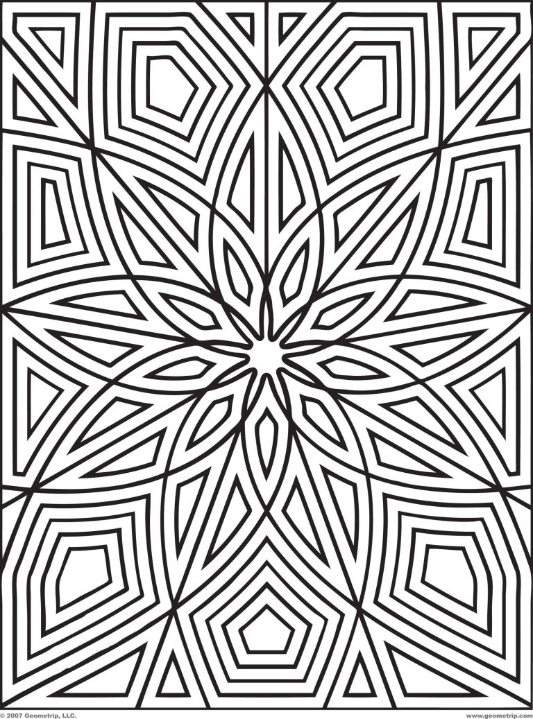 Pattern Coloring Pages