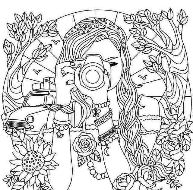 Cute Coloring Pictures Of Girls