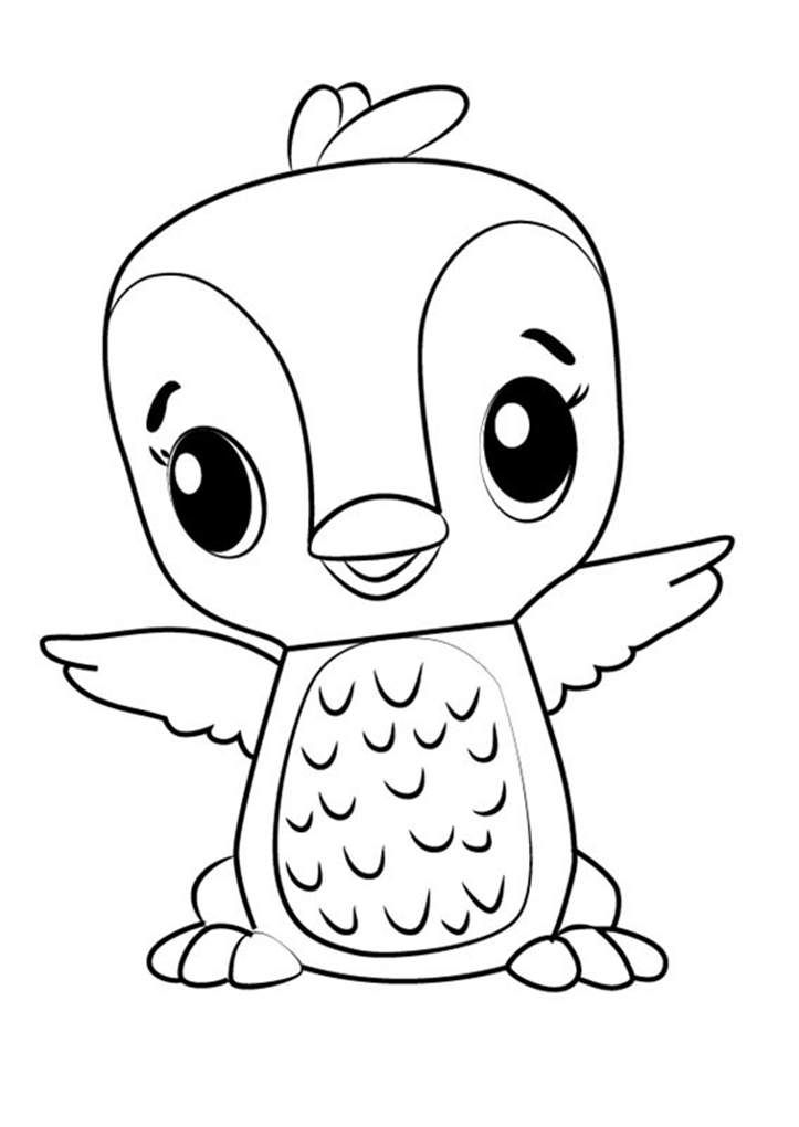 Hatchimal Coloring Pages For Kids