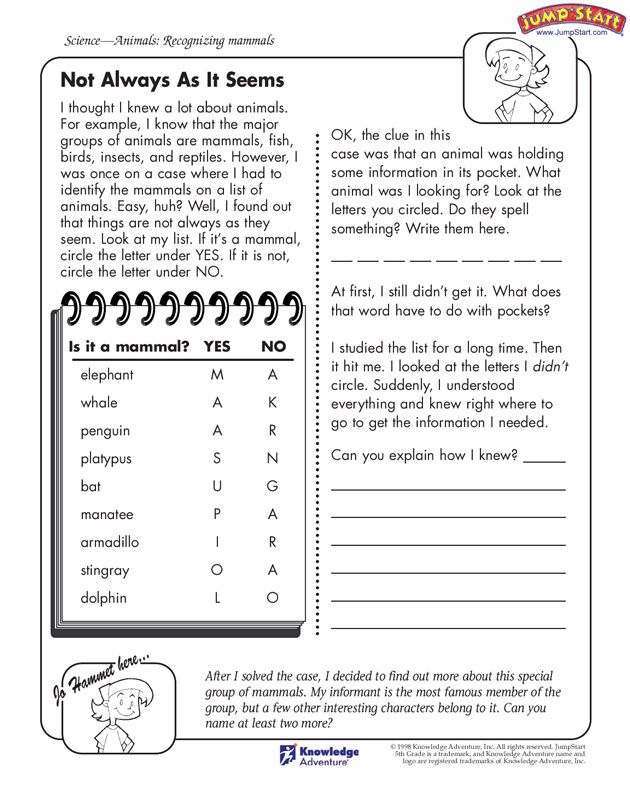 5th Grade Science Worksheets With Answer Key