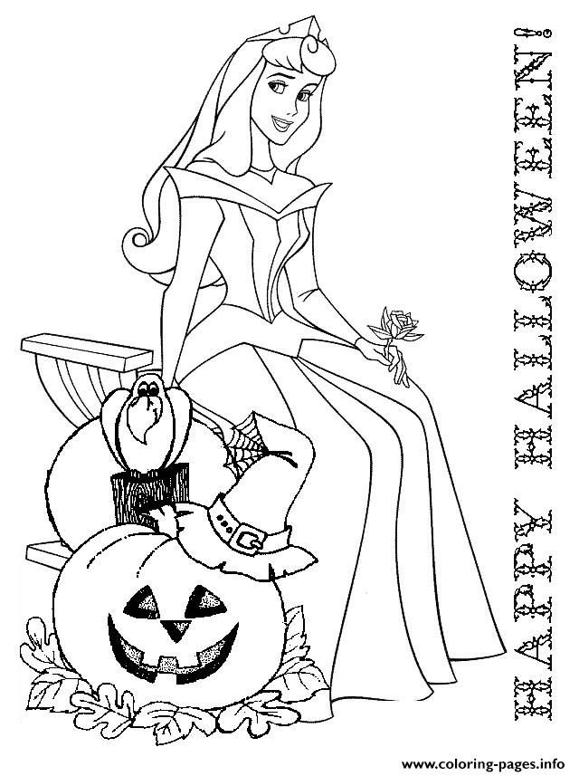 Disney Halloween Coloring Pages To Print