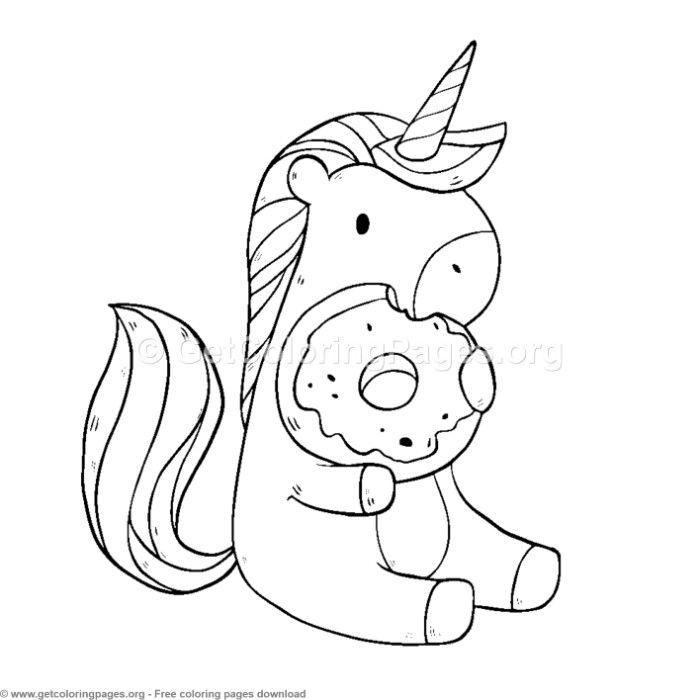 Cute Unicorn Coloring Pages For Kids