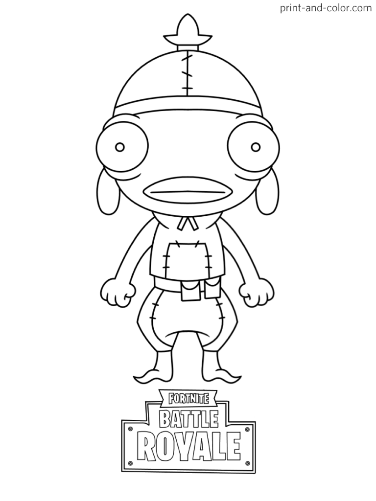 Fortnite Skins Coloring Pages Meowscles