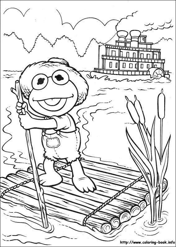 Muppet Babies Coloring Pages Summer