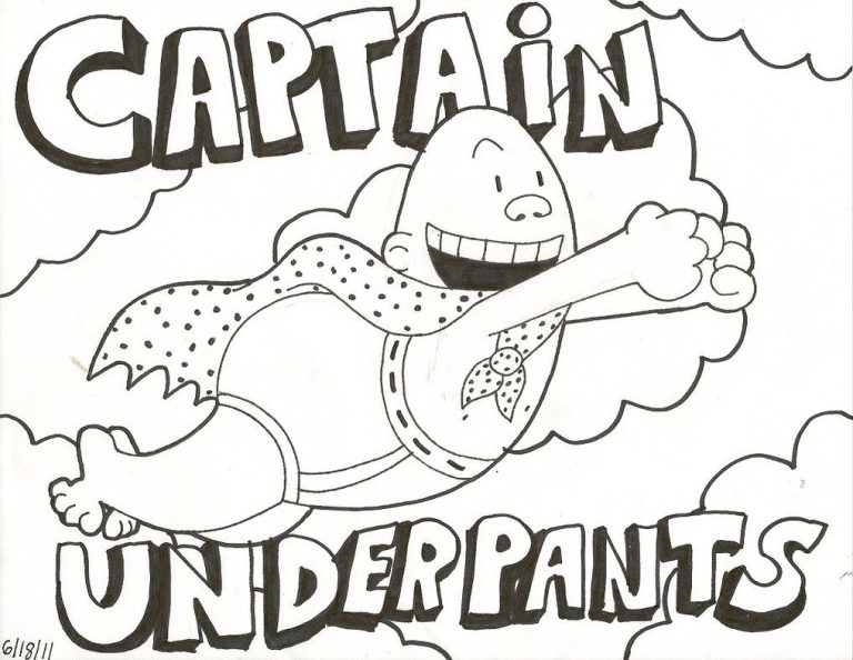 Dogman Captain Underpants Coloring Pages