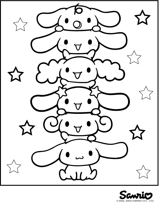 Sanrio Coloring Pages