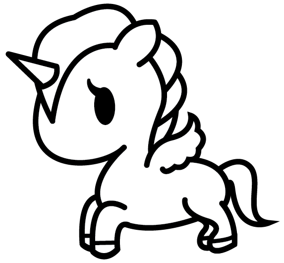 Cute Animal Coloring Pages Unicorn