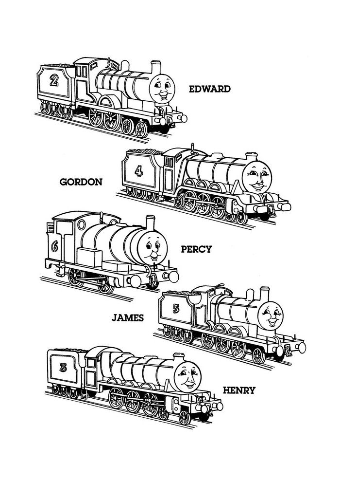 Thomas And Friends Coloring Pages Gordon