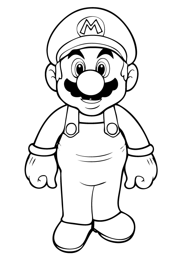 Mario Pictures To Color