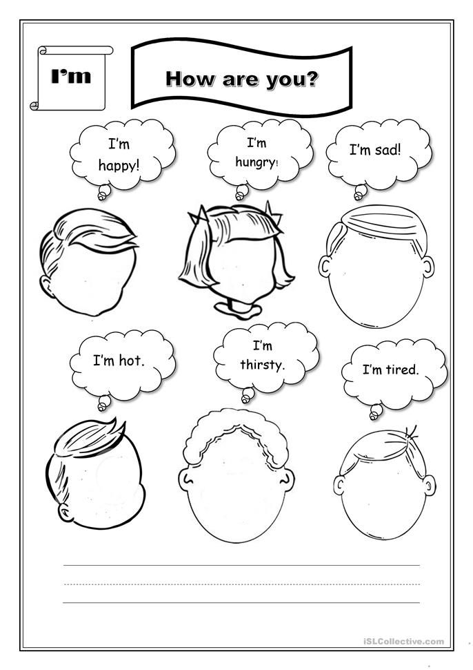 Emotions Worksheets How Do You Feel Today Worksheet