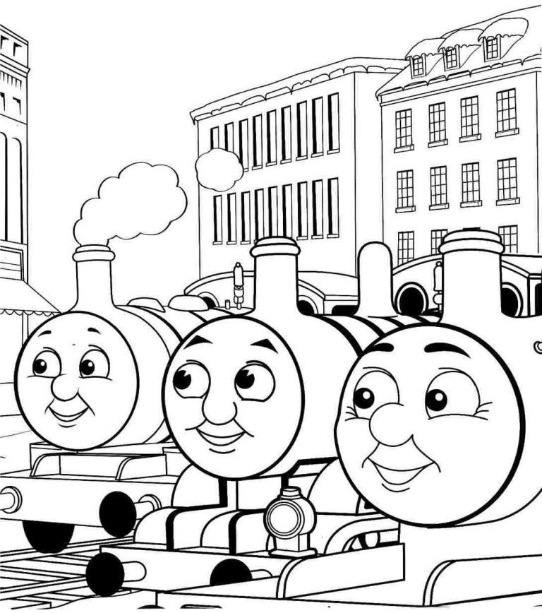 Thomas Coloring Pages For Kids