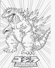 Godzilla Coloring Pages To Print