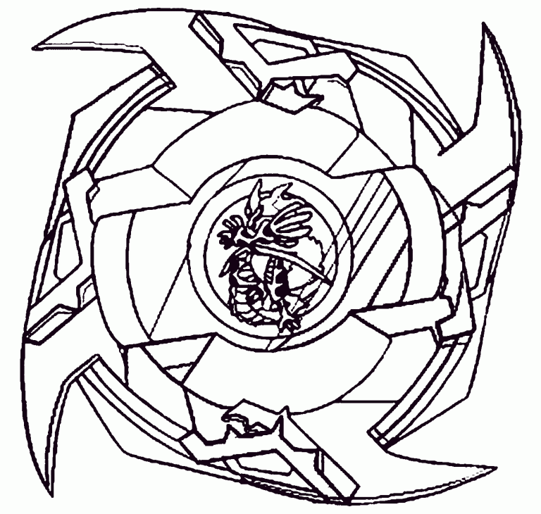 Beyblade Coloring Pages Pdf