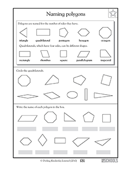 Polygons Worksheet Grade 3