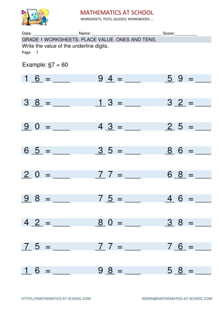 Composition Of Functions Worksheet 1