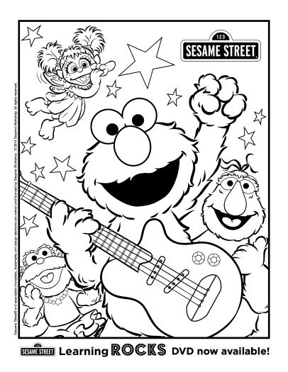Sesame Street Coloring Books