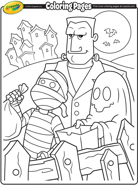 Crayola Free Coloring Pages Halloween