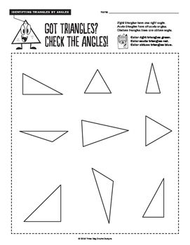 Different Types Of Triangles Worksheet