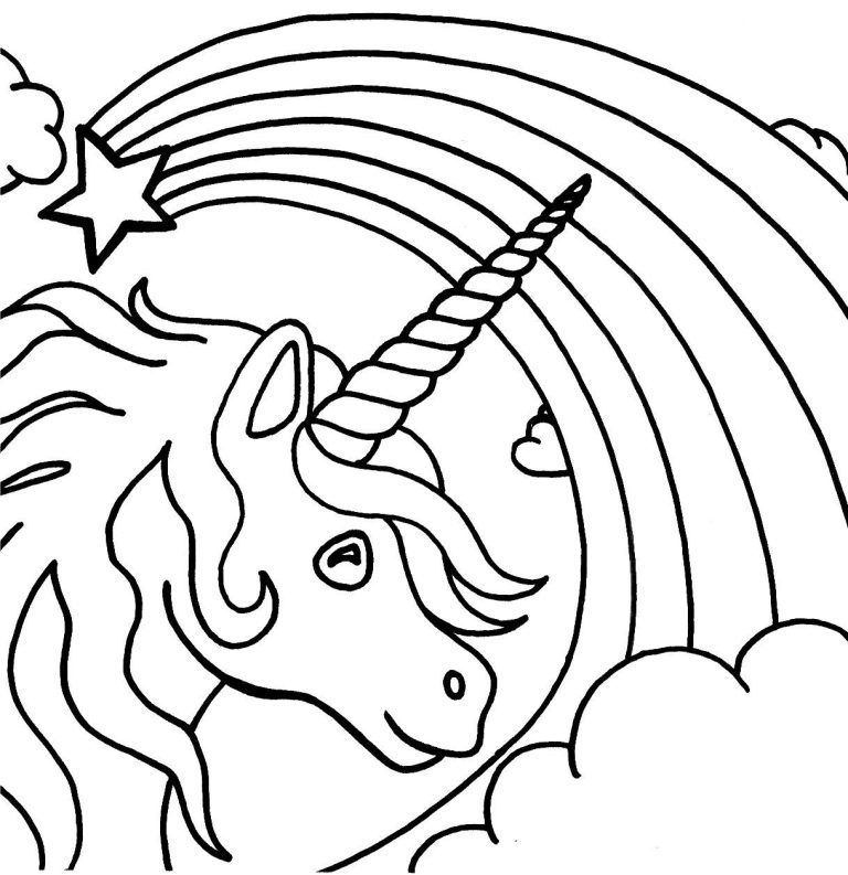 Crayola Coloring Pages Unicorn
