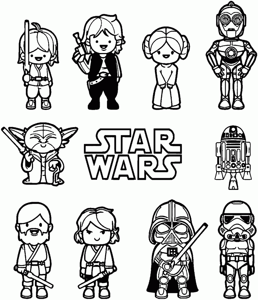 Star Wars Coloring Pages Free