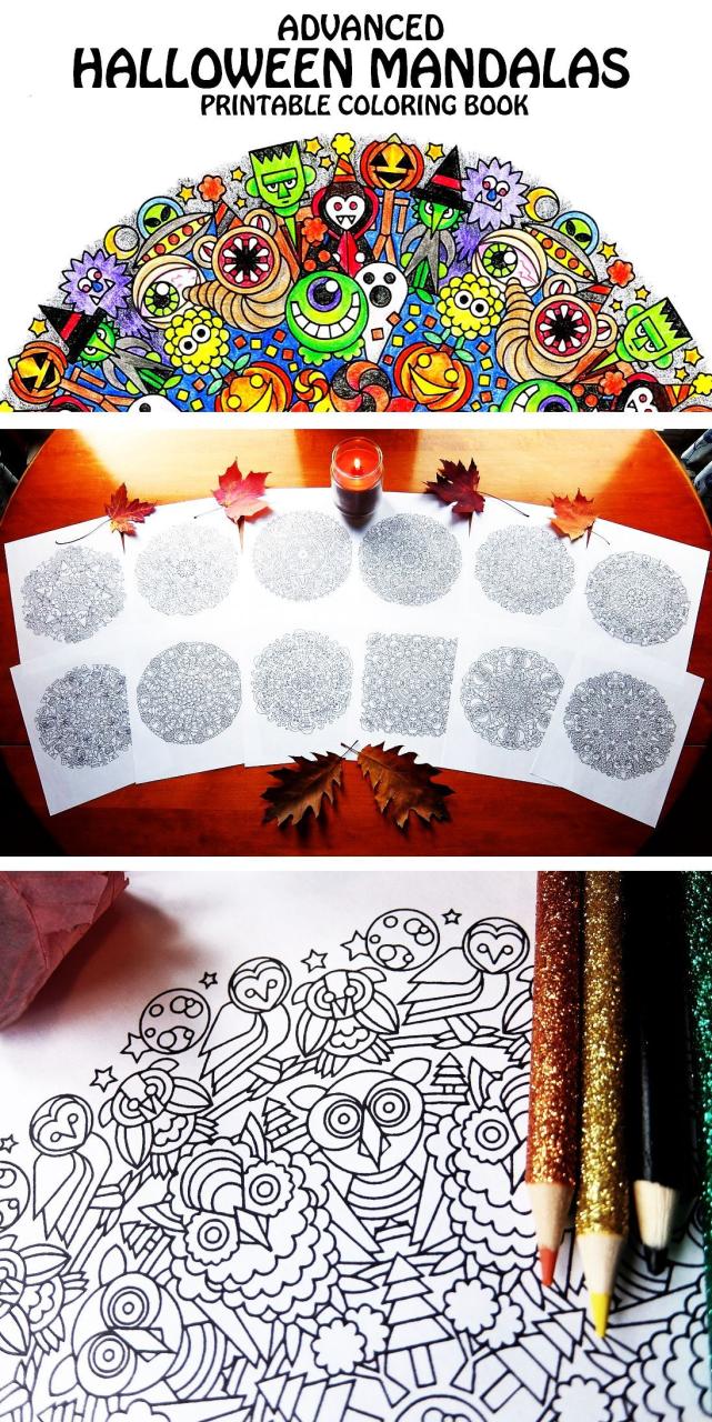 Mindfulness Colouring For Kids Halloween