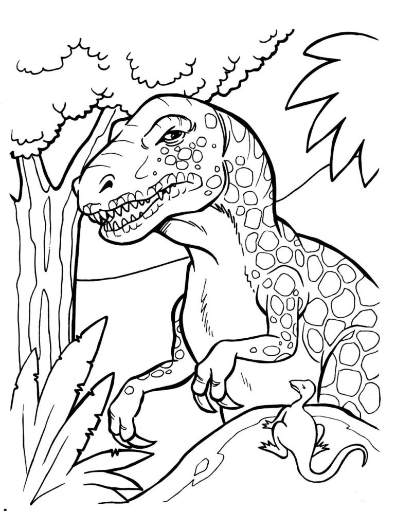 Dino Coloring Pages Free