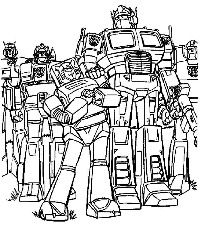 Transformers Prime Bumblebee Coloring Pages