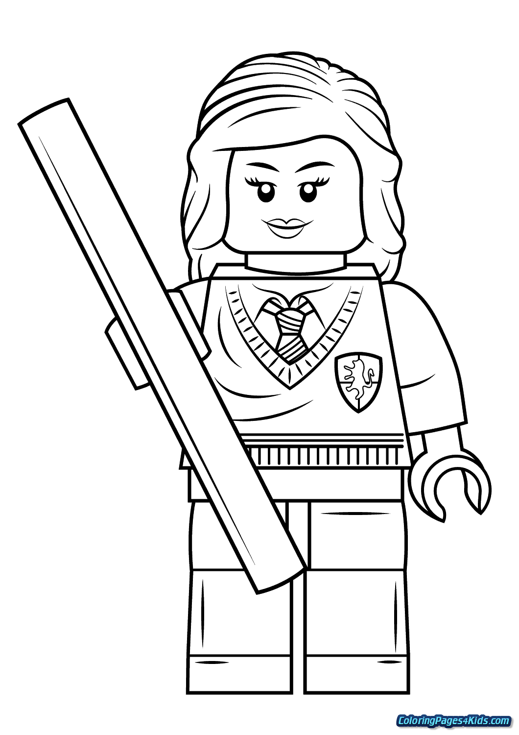 Lego Coloring Pages Harry Potter