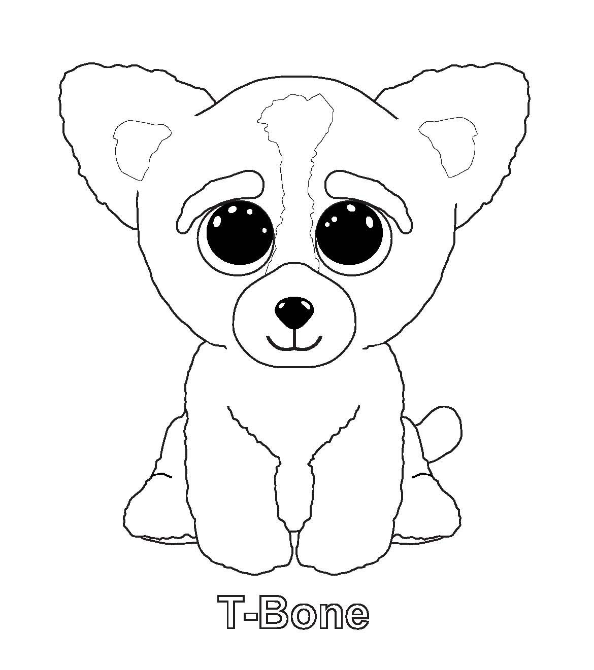 Beanie Boo Colouring Pages