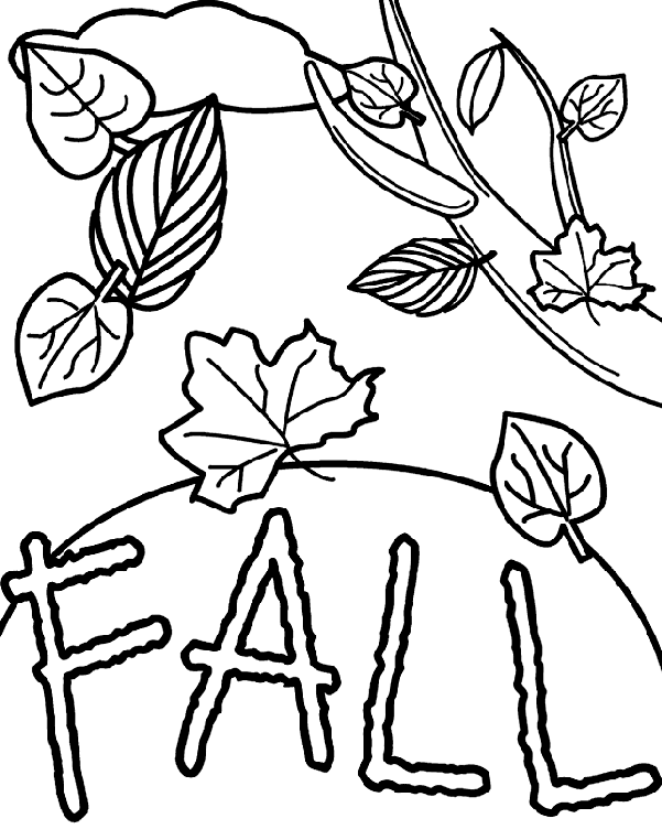 Crayola Coloring Pages Fall
