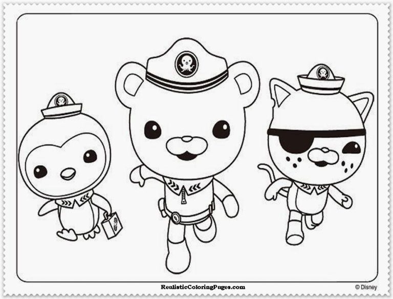 Octonauts Coloring Pages For Kids