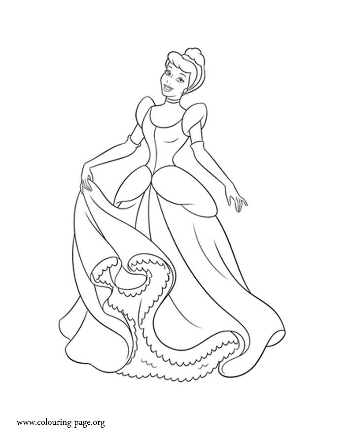 Cute Princess Pictures To Color