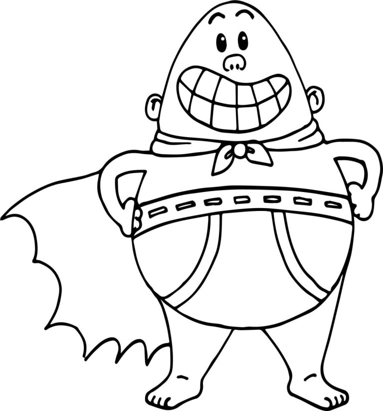 George Harold Captain Underpants Coloring Pages