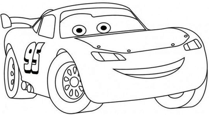 Lightning Mcqueen Coloring Pages Pdf
